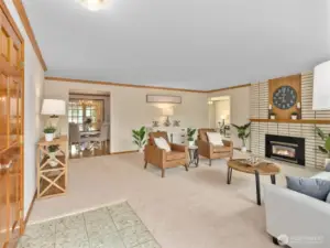 Wide open formal living room.