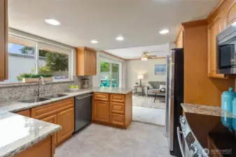 Updated kitchen.
