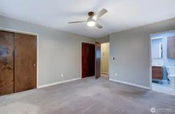 Primary Bedroom - Dual Closets