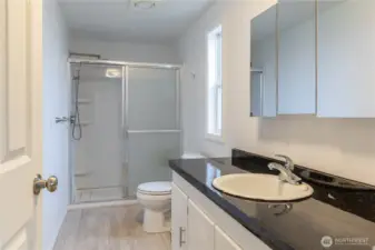 large primary bathroom