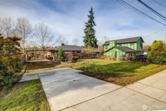 Back off the street to maximize privacy