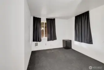 One of two lower level bedrooms.