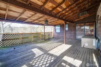 Covered deck could use some TLC