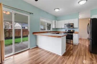 Dining Room Open to Kitchen