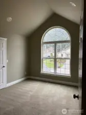Fresh paint for the upstairs front bedroom