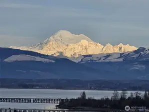 Mt Baker in the evening!