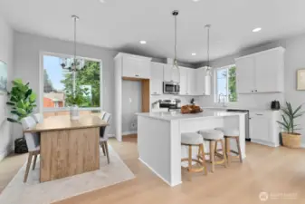 Photographs are for illustrative purposes only. Features, finishes, interior/exterior colors, landscaping and floorplan shown may vary from actual homes built.