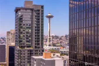 You can have this Full Space Needle view from your kitchen and livingroom!