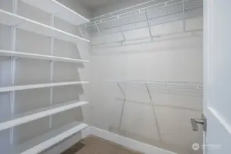 large walk-in closet