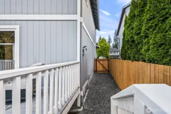 Fully fenced with brand new fencing