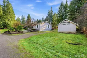 Space for RV or boat parking