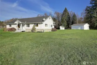 Beautiful country-style setting just outside Stanwood.  Enjoy all the peace and quiet while having all your amenities and resources just down the street.