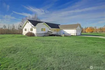 Peace and quiet can easily be found on this property.