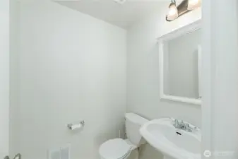 Downstairs half bath