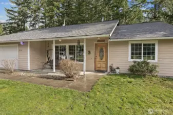 Sit out on the front patio and watch the sun rise