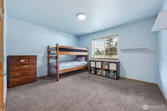 Large Bedroom to the right of the bathroom