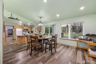 space for a large dining set