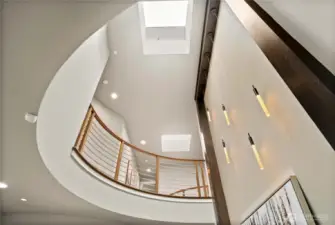 Elegant curved architectural details