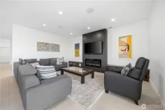 Ample space for seating.