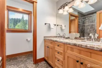 Upstairs full bath