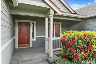 Lovely Covered Front Porch!