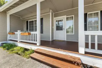Large Covered Front Porch