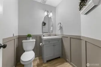 Half Bath on Main Floor