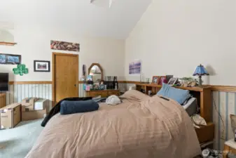 Primary bedroom off the family room