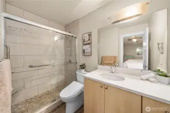 Ensuite in primary bedroom.