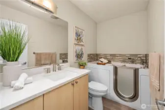 Guest bathroom.