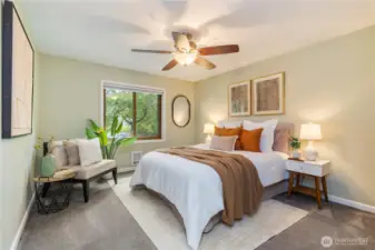Large primary bedroom