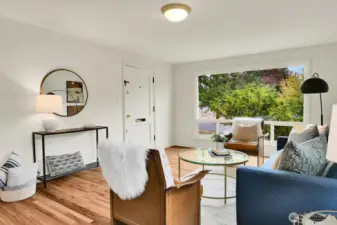 Living Rm facing Front Door