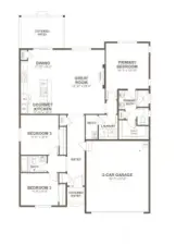 Floor plan - measurements are approximate