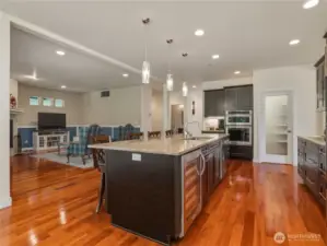Kitchen and Family Room