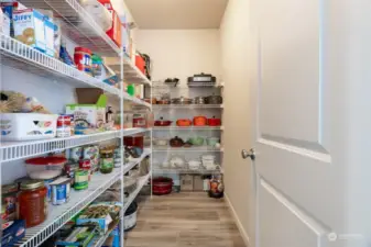 Walk-in pantry does not disappoint!