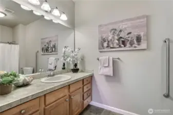 Second full bath.