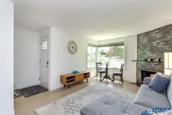 Entry and living room