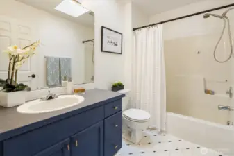 Second full bath upstairs