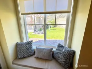 Window seat in Primary suite