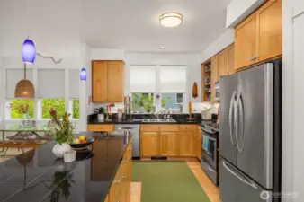 This kitchen was designed to appeal to people who love to cook!