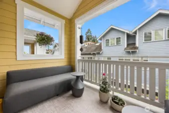 Unwind on your private balcony.