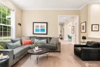A sunlit great room blending effortless comfort with timeless elegance.