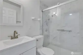 Upgraded Bathroom.