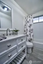 Remodeled guest room
