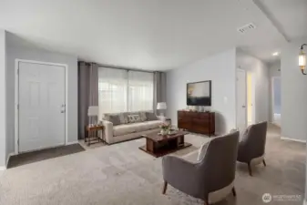 Virtually staged living room - for your inspiration.