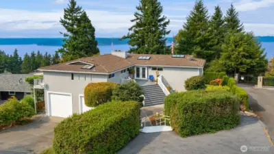 This amazing home is located on corner lot on a quiet dead-end street.