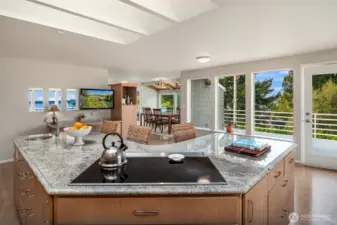 Cooking is a delight when you look out to such splendor!