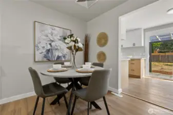 Dining area