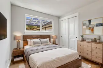 Virtually staged. 4th bedroom