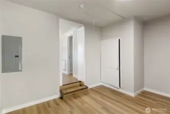 Cute bonus seating area or ADU living room? Buyer to verify